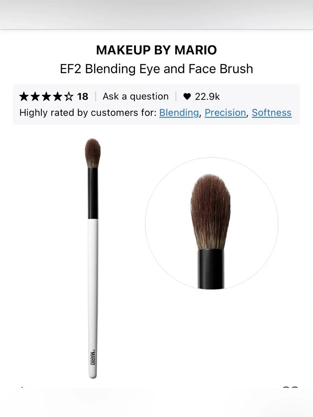 Makeup By Mario Eye Brush Duo - EF2 & E3